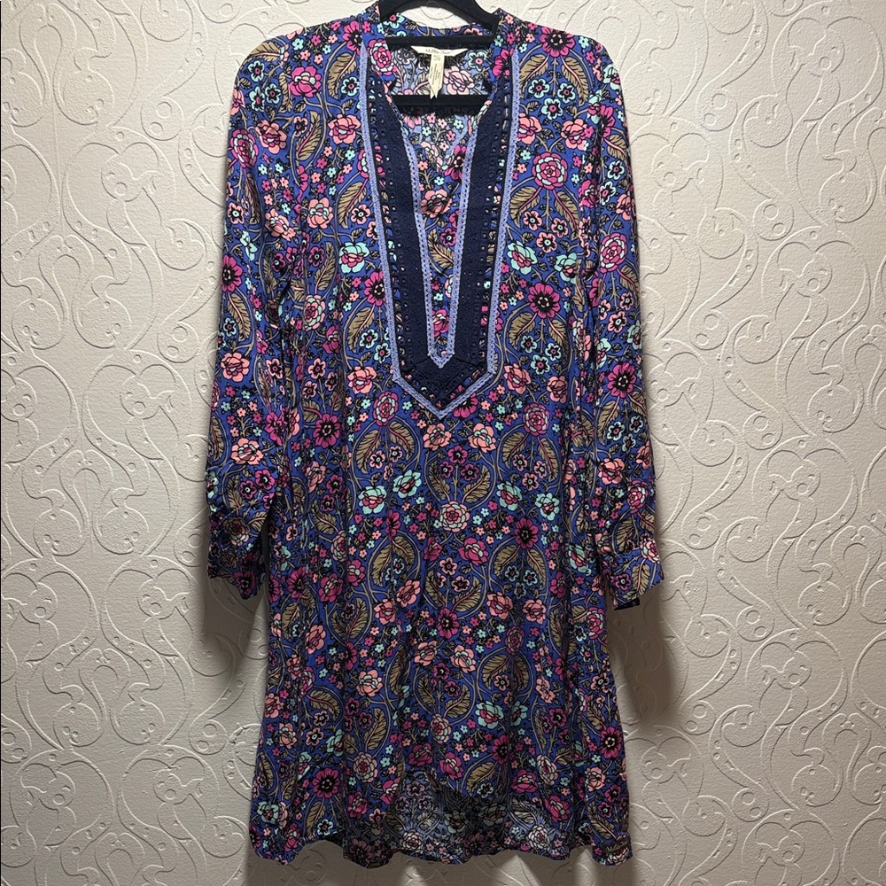 Matilda Jane Blue and Pink Floral Dress